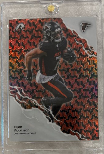 Bijan Robinson 2025 Topps Resurgence #P-20 Perfect Fit SP Case Hit Falcons RD5
