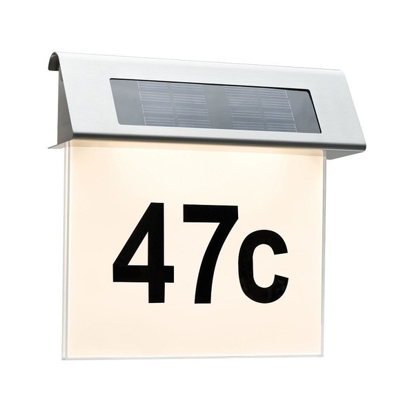 Led Solar-Hausnummernleuchte Special Line, IP44, 0.2W 3000K, Akku Wechselbar, Ed-image