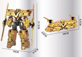 Tobot V Galaxy Detectives 14" Golden Justice Giant V Figure 4IN1 Robot} Combiner