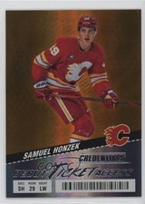 2024 Upper Deck Credentials Debut Ticket Access Orange /199 Samuel Honzek 0bk3