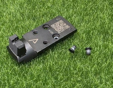 Springfield 1911 DS AOS Agency Optic Plate  Holosun 407K/507K / Shield RMSc A12B