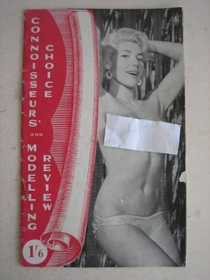 Connoisseurs  Choice and Modelling Review c1958-62 glamour pinup magazine art