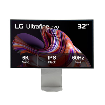 LG Ultrafine evo 31.5'' 6K Nano IPS Black Monitor 5ms GtG 60Hz Silver 32U990A-S