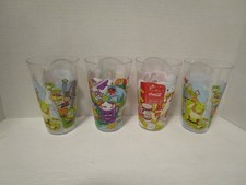 McDonalds 2024 Collector Glasses Set of 4 Coca Cola, Grimace & 2 Jurassic Park
