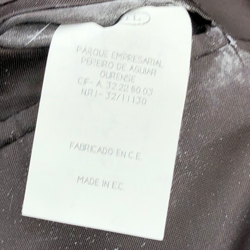 Traje Carolina Herrera Para Hombres 44 Doble Pecho Pico Solapa Glen Cuadros Lana Marrón - Imagen 21 de 24