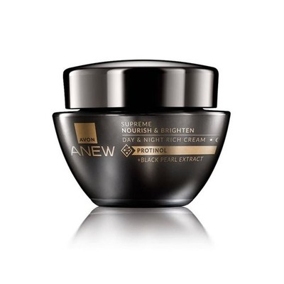 Avon ANEW Supreme Rich Cream Protinol + Black Pearl Day & Night Anti-Aging 1.7oz