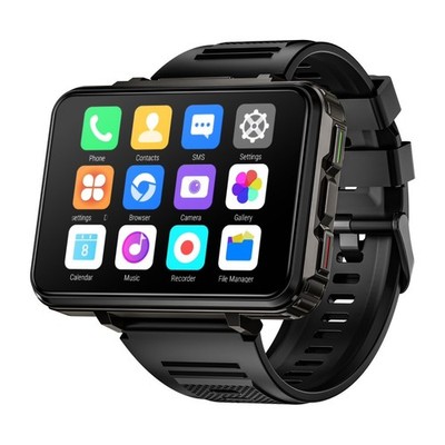 4G Android 10.7 Smart Call Watch 2.4'' TFT Dual System Dual HD Camera 64GB/128GB