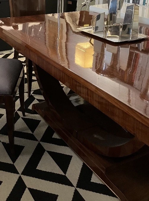 MESA DE COMEDOR FRANCESA ART DECO RALPH LAUREN/DESKEY/RUHLMANN/ ESTILO ROHDE AÑOS 30 Foto 2 de 4
