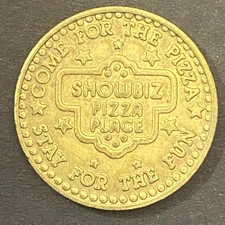 Showbiz Pizza Token Amusement Arcade (Chuck E. Cheese) 23mm 4.9g
