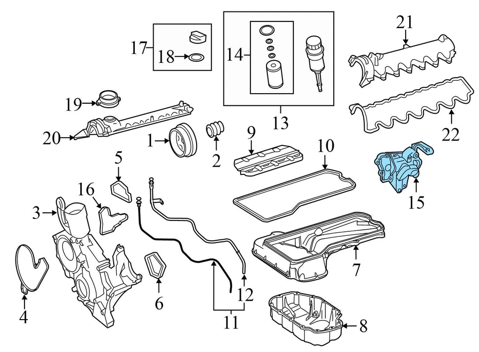 Mercedes-Benz Maybach S600 2016-2017 - Carcasa de filtro de aceite del motor 2751800334 Foto 4 de 4