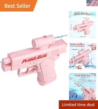 Lightweight Pink Prank Water Gun for Epic Summer Battles - No Batteries Required