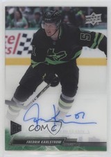 2022-23 Upper Deck Clear Cut Rookies Fredrik Karlstrom #CC-FK Auto a8r
