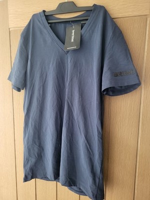 Bruno Banani Continental Denim Colour Designer T-Shirt - Größe M - Neu Mit Etikett