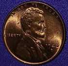 1942D Lincoln wheat cent BU