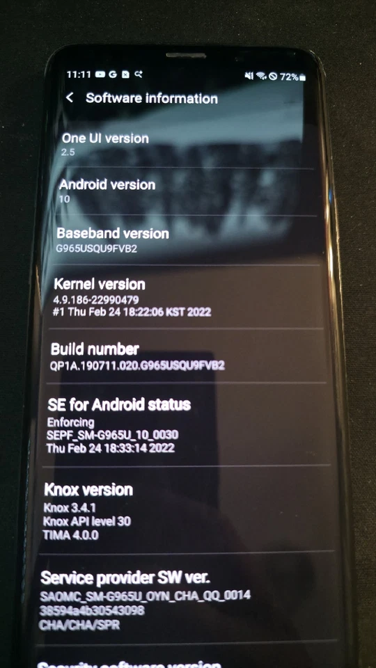 Samsung Galaxy S9+ Sprint  - Image 3 of 3