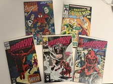 Daredevel #298 #294 #273 Amazing Spider-Man #369 Marvel Age #17 (5 Book Lot)