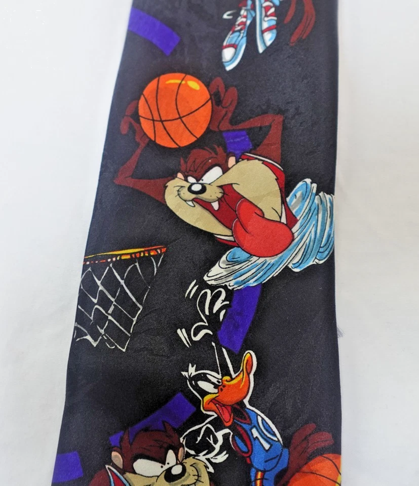 Corbata Looney Tunes Taz Sylvester Lucas Baloncesto Novedad Corbata Warner Bros Foto 3 de 4