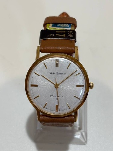 Seiko Sportsman 17J Handaufzug Uhr funktioniert Zustand aus Japan - Bild 2 von 10