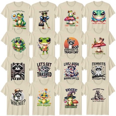 Tier Wortspiele Erwachsene T-Shirt Witzig Hoppy Frosch Lustig Geschenk