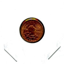 1965 Republic of Columbia 1c Un Centavo Libertad 1 Cent #77 Coin MS