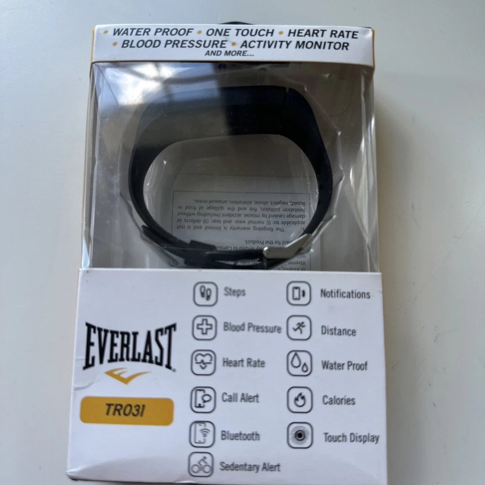 Everlast TR031 Blood Pressure and Heart Rate Monitor Activity Tracker - Image 4 of 4