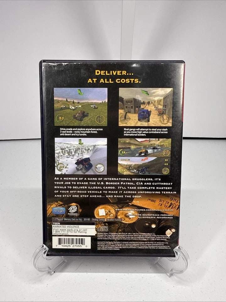 Smugglers Run Completo en Caja para PS2 Rockstar Games Disco Como Nuevo Foto 4 de 4