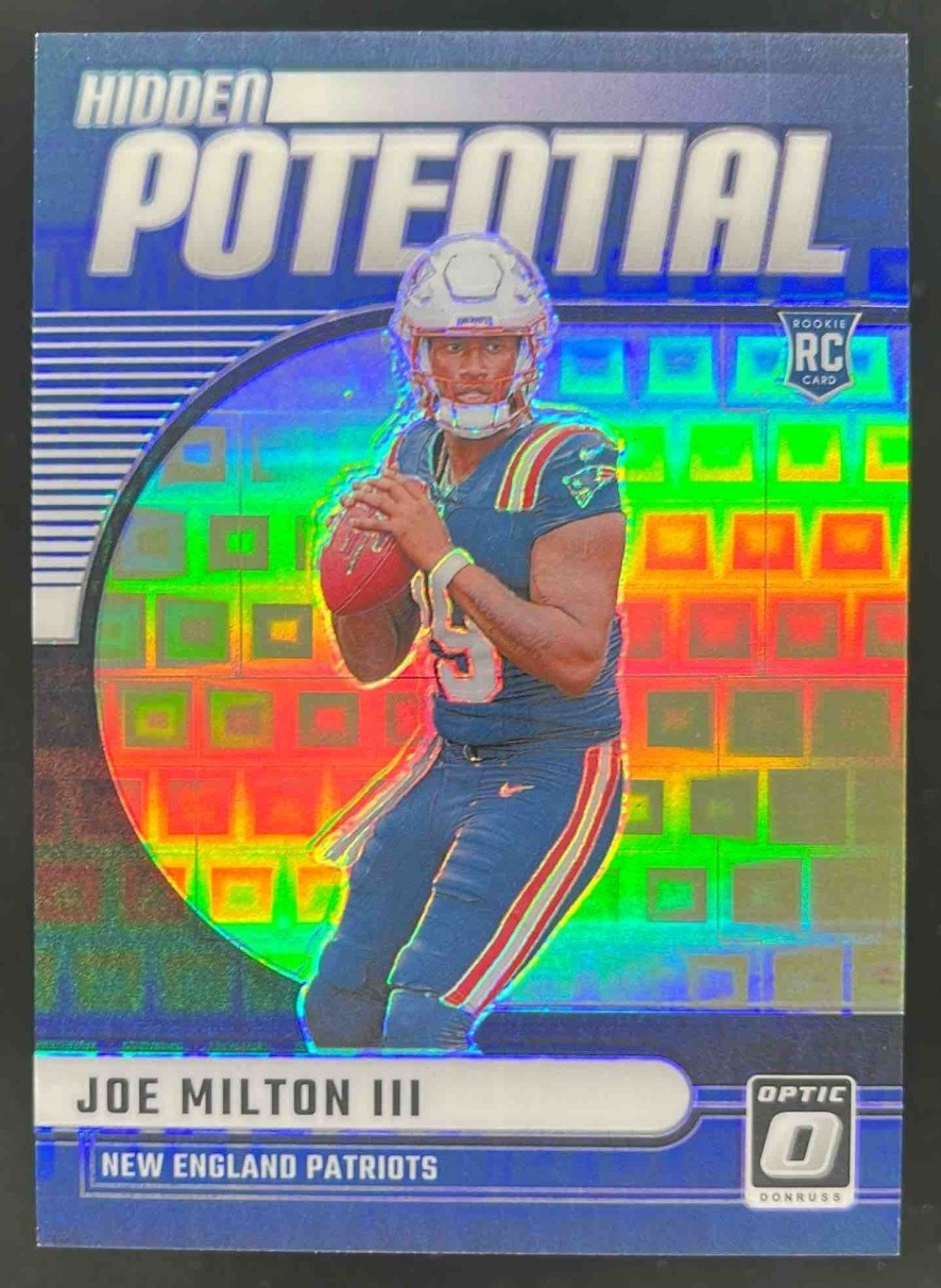 2024 Panini Donruss Optic Joe Milton III Hidden Potential Black Pandora /25