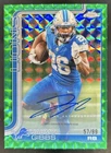 2025 Topps Chrome Jahmyr Gibbs Auto Green Geometric Refractor #/99 Lions