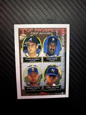 Ryan Klesko 1993 Topps Top Prospects Rookies #423! 2 Card Min! See Desc!