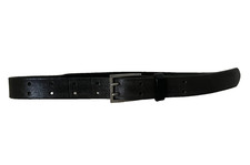 GAP BLACK COW LEATHER BELT WOMEN'S SIZE SMALL