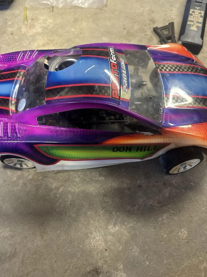 Schumacher Fusion 28 Turbo Nitro Rc Car 3 Speed Box Manual 1/10 On Road - Image 4 of 4