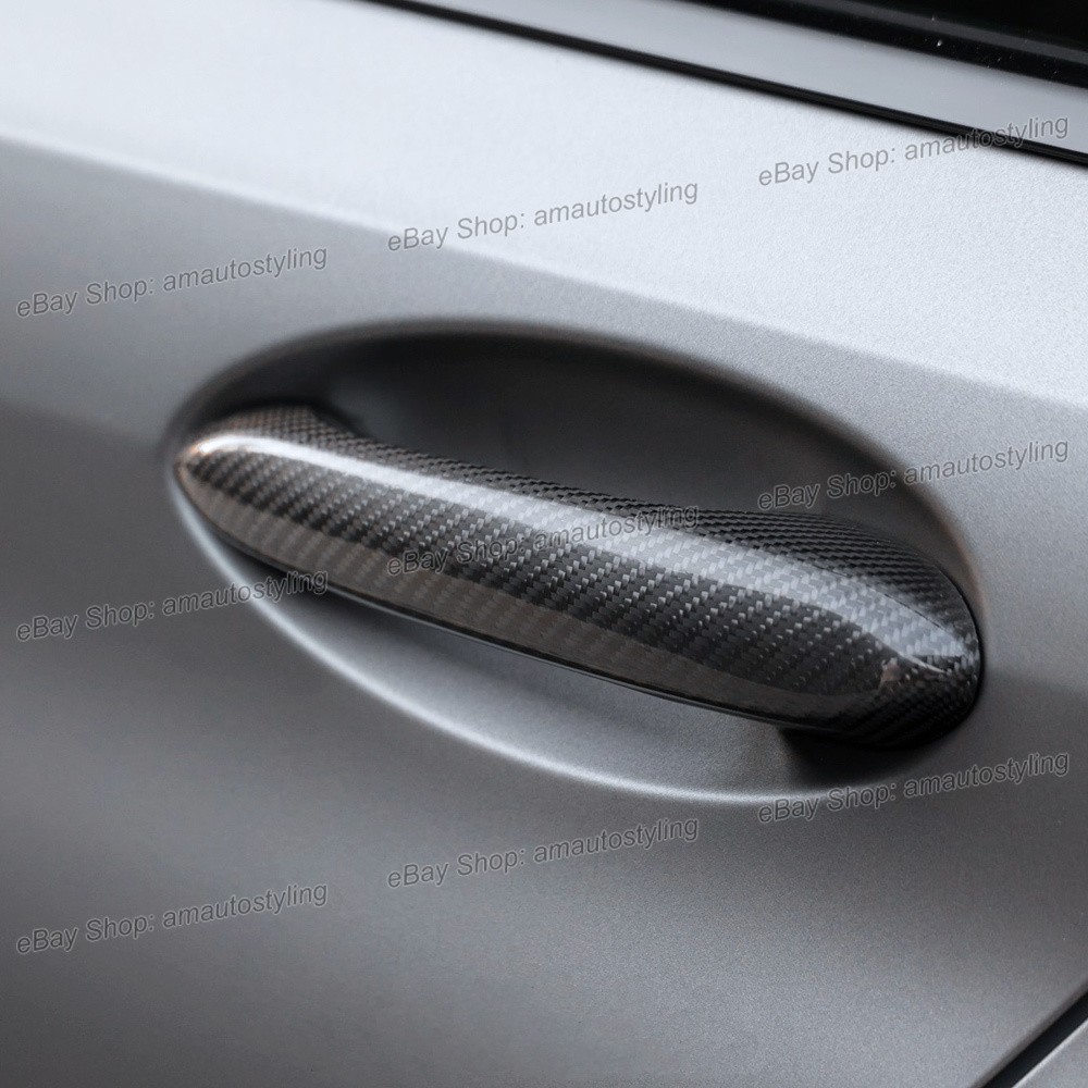 Dry Carbon Fiber Door Handle Cover Trims Set For BMW X3 M G01/F97, X4 M G02/F98