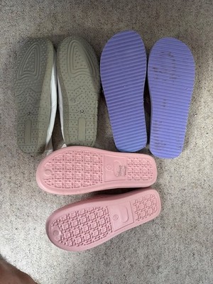 3 Paar Badeschuhe Damen FlipFlop Ungetragen Gr 39, 40, 41/42