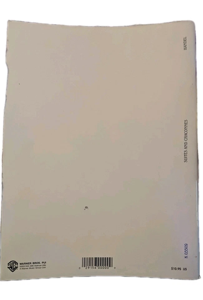 Handel Suites And Chaconnes Vol II Suites IX-XIV For Piano Kalmus K 03509 - Image 2 of 4