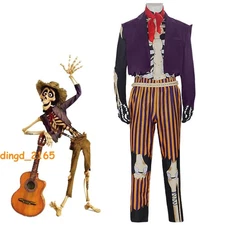 Coco Hé‌ctor Rivera Great Great Grandfather Cosplay Costume Halloween Outfit
