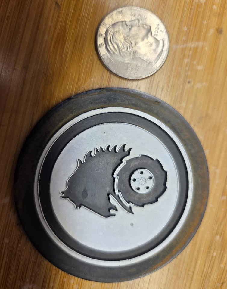 Wheel Horse B & C Series Garden Tractor Steering Wheel Center Cap.  Horse Logo. - Image 4 of 4