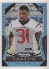 2019 Panini Prizm Rookies Blue Wave Prizm 168/199 Karan Higdon #333 0c2