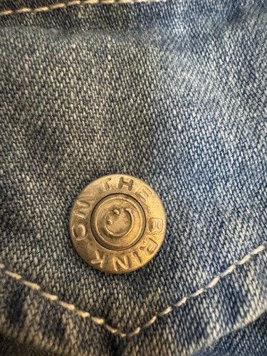 Gilet denim blu vintage sul baratro pesca utilità fotografia uomo taglia L - Foto 5 di 20