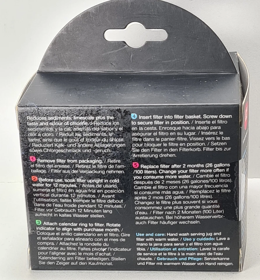 Сменный фильтр для кувшина Bobble 100 литров новый в заводской упаковке костюм кувшин для воды с качелями - Изображение 3 из 4