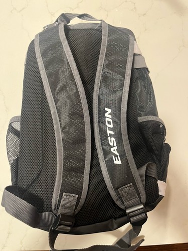 Easton Elite Baseball Softball Ausrüstung Rucksack schwarz weiß grau Schlägerfach... - Bild 3 von 3