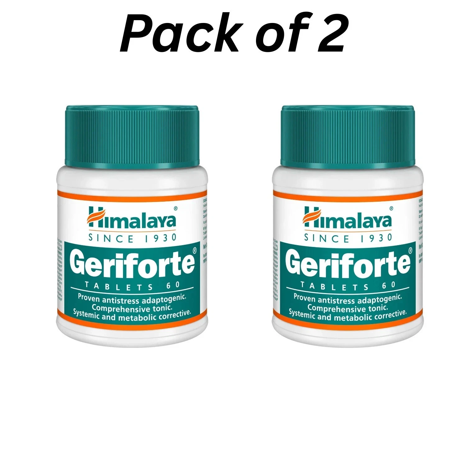 2 X Himalaya Geriforte Tablets 120 Tablets (60x2) FREE SHIPPING