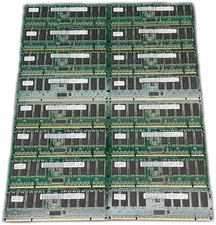 Lot Of 16 Samsung  M323S6459ET2-C1LC2, Sun 501-7386-01,1GB PC-100 ECC RAM