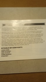 Vintage 1988 Nintendo NES NFL Instruction Manual Booklet