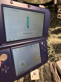 New Nintendo 3DS XL Galaxy Edition English US Console Working w/Charger + Game