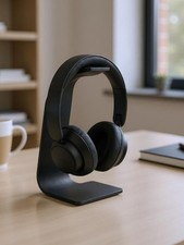 Black Headphone Stand Universal Holder Desktop Accessory for All Brands  Models