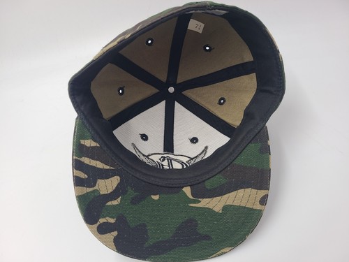 G Unit Reebok Camo Fitted 7 3/8 Hat Cap Cotton Skate Skateboard Men Women Green - Picture 10 of 14