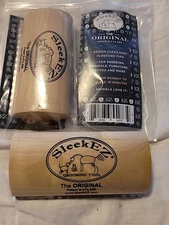 2 Sleekez Hair Brush Grooming Tool Stainless Steel Portable  Shedding Pink HTF