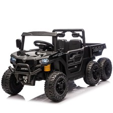 24V 440W Kids Ride on Dump Truck UTV Toy Car 4WD 6-Wheels Parent Control Music