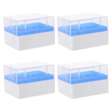 4 Pcs Freezer Rack Microcentrifuge Tube Storage Boxes Cryostorage