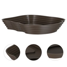 Pet Turtle Bathing Pool Aquarium Habitat Accessories Reptile Water Tray